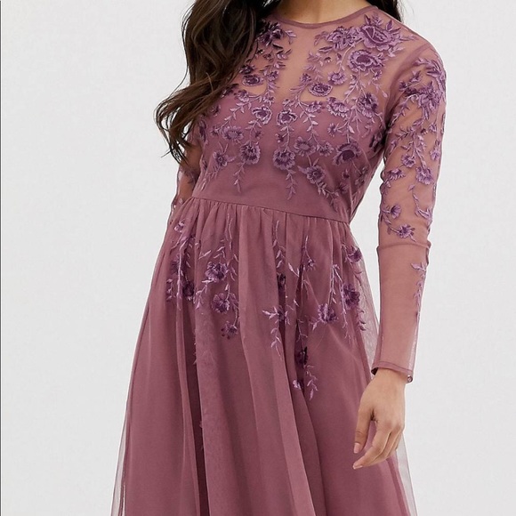 green emerald velvet dress ASOS DESIGN Petite Cami Embellished Maxi Dress – White Chocolate Couture main image 0